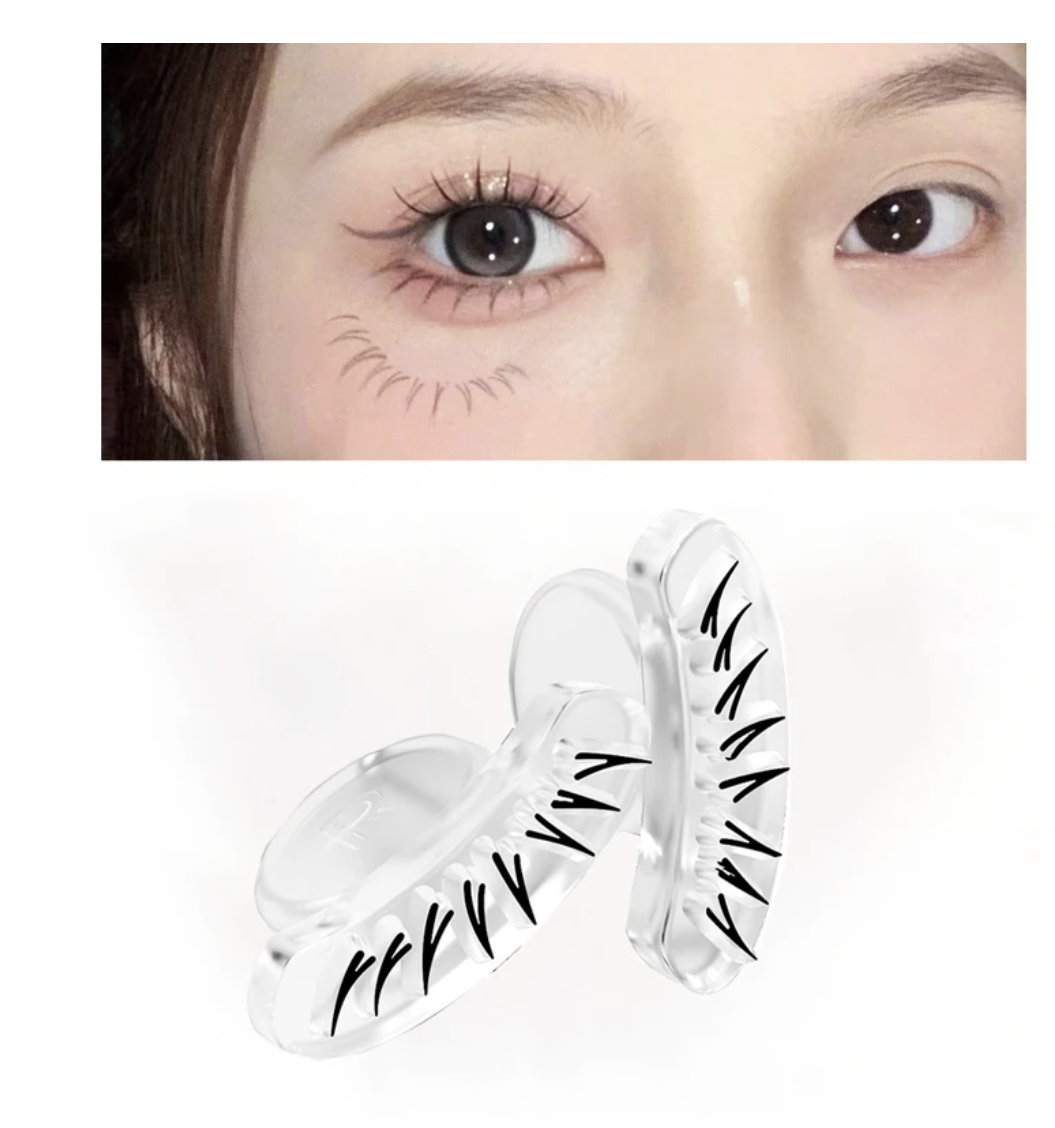 DIY Stamp Eyelashes Realistic Bottom Lash Stamp